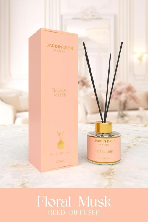 Floral Musk Lux Reed Diffuser 120 ml / Çubuklu Oda Kokusu