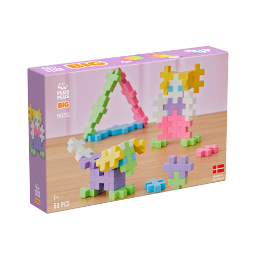 PLUS-PLUS BIG PASTELMİX / 50 PCS TUBE