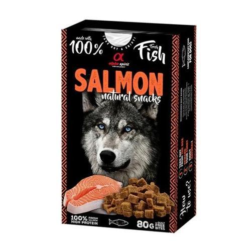Doğal Atıştırmalık Somon Balıklı Köpek Ödülü 80 Gr