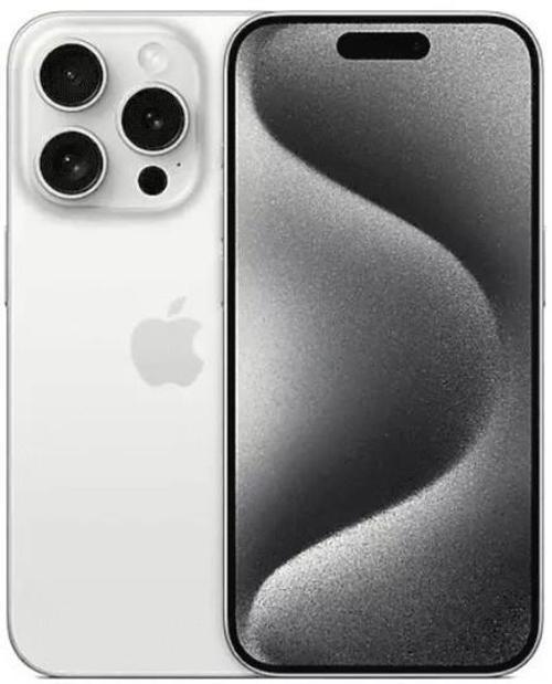 Yenilenmiş IPHONE 15 PRO MAX 256GB -A Kalite- Beyaz Titanyum