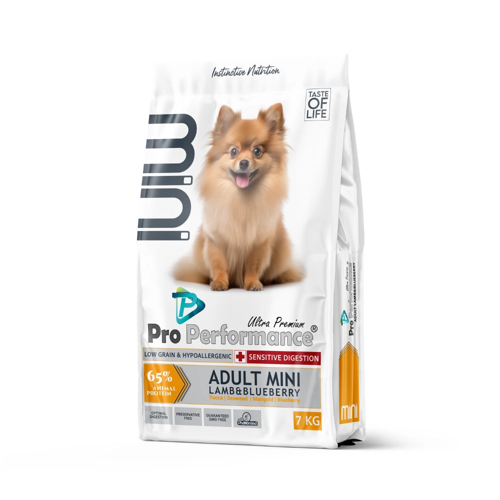 Kuzu Etli ve Yaban Mersinli Küçük Irk Yetişkin Köpek Maması 7 Kg