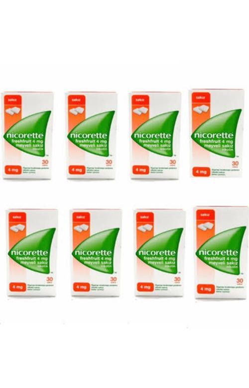 Niccorreetttte 4mg Meyveli Sakız 8 KUTU