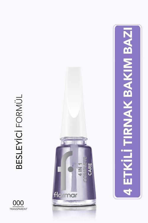 Flormar 4 In 1 Complete Care 4 Yönlü Bakım Sunan Oje Bazı/Tırnak Cilası 000