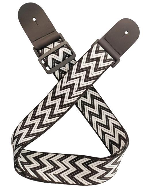 Rj200-CZ1 Gitar Askısı Deluxe Teal Guitar Strap Deri Başlıklı Kalın