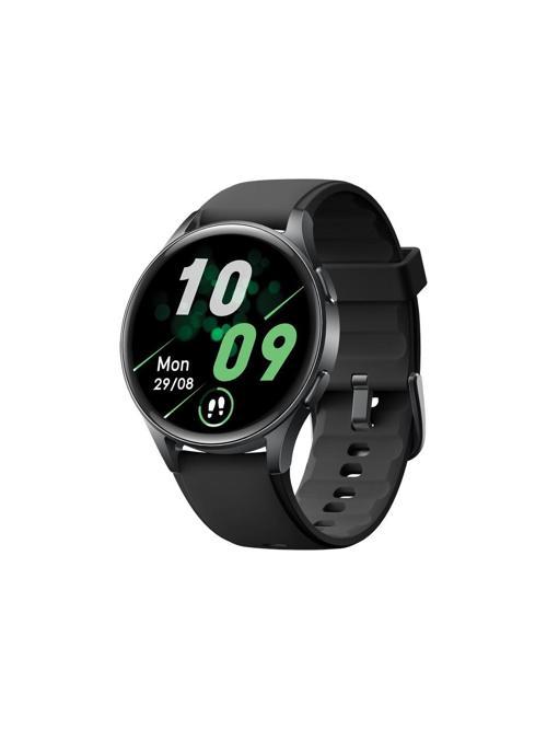 Tempus Pro 36MM Amoled Ekranlı Yuvarlak Alüminyum Kasa Akıllı Saat Siyah