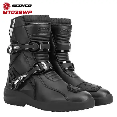 MT-038WP TURING KORUMALI UZUN BOT SİYAH