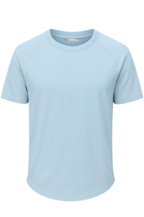 Erkek Reglan Oval Kesim %100 Pamuk Yumuşak Dokulu Bisiklet Yaka T-shirt
