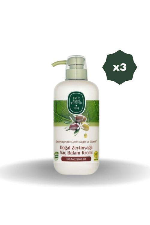 Doğal Zeytinyağlı Saç Kremi 600 ML - (3 ADET)