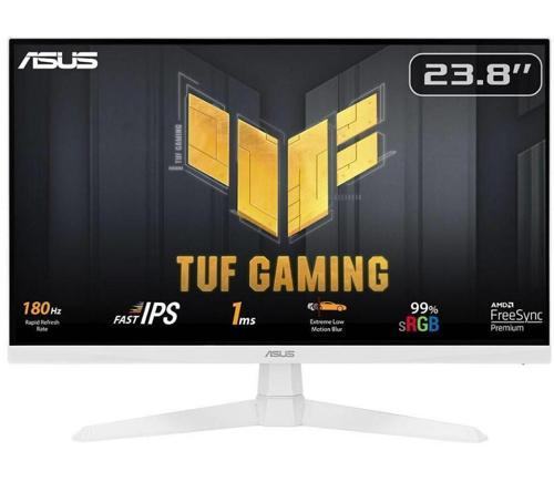 TUF Gaming  VG249Q3A-W 23.8" 1ms 180Hz FreeSync IPS Full HD Beyaz Gaming (Oyuncu) Monitör