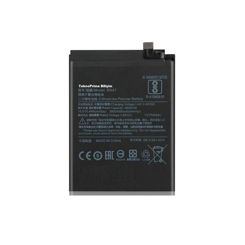 Xiaomi Redmi 6 Pro ile Uyumlu İthal Pil Batarya BN47