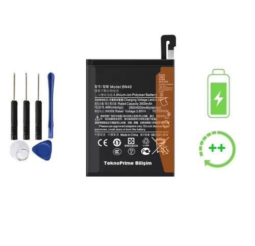 Xiaomi Redmi Note 6 Pro İle Uyumlu Güçlendirilmiş İthal Pil Batarya BN48