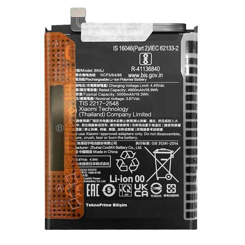 Poco X5 5G ile Uyumlu İthal Pil Batarya BN5J