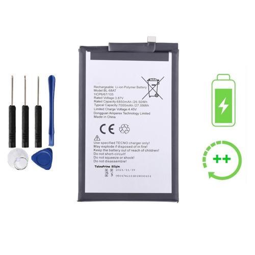  Tecno Pova 3 ile Uyumlu  Güclendirilmis İthal Pil Batarya  BL-68AT