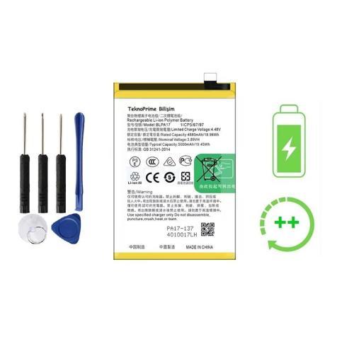 Realme C67 İle Uyumlu  Güclendirilmis İthal Pil Batarya BLPA17