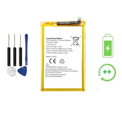 İnfinix Hot 20 Play İle Uyumlu Güclendirilmis İthal Pil Batarya x6825 BL-58BX