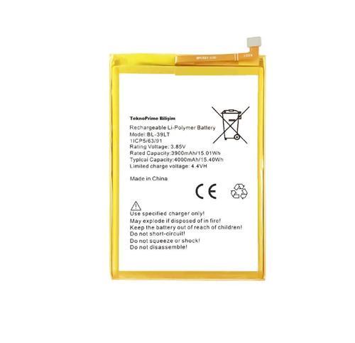 Tecno Camon 12 İle Uyumlu İthal Pil Batarya  CC7 BL-39LT