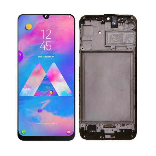 Samsung Galaxy M30 M305F ile Uyumlu Oled Ekran Dokunmatik Çıtalı