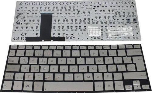 Asus Zenbook UX32VD-R3014H, UX32VD-R4002V Uyumlu Notebook Klavye Gümüş Gri TR