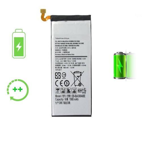  Samsung Galaxy A3 2015 A300F ile Uyumlu Güclendirilmis İthal Pil Batarya