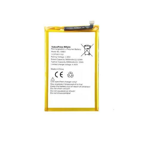 infinix Hot 11 Play ile Uyumlu İthal Pil Batarya x688b BL-58BX