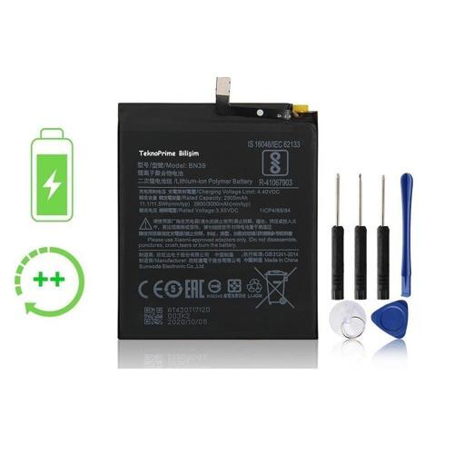 Xiaomi Mi Play İle Uyumlu  Güclendirilmis İthal Pil Batarya BN39
