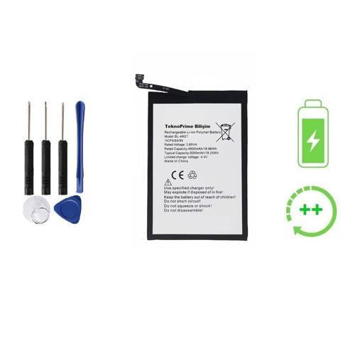 Tecno Spark 8P İle Uyumlu Güçlendirilmiş İthal Pil Batarya KG7 BL-49GT