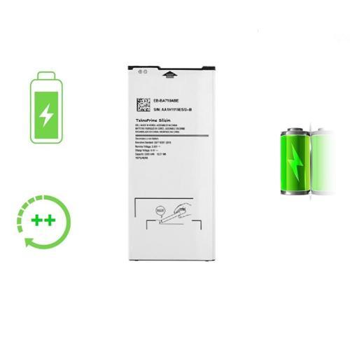 Samsung Galaxy A7 2016 A710F ile Uyumlu Güclendirilmis İthal Pil Batarya