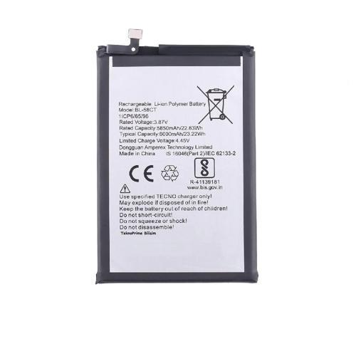 Tecno Spark 7 ile Uyumlu İthal Pil Batarya KF6j KF6n BL-58CT