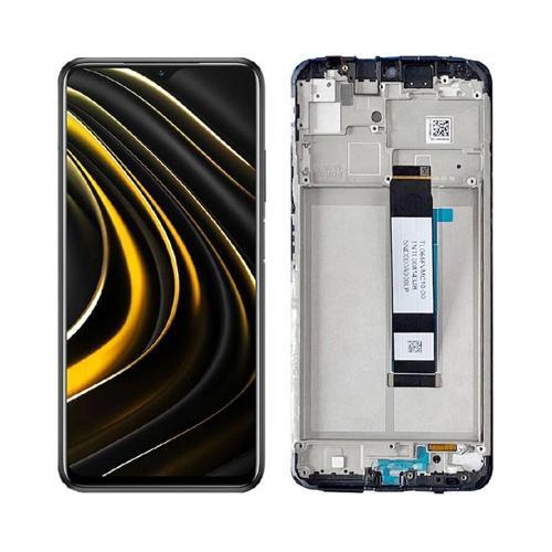 Xiaomi Poco M3 ile Uyumlu Lcd Ekran Dokunmatik Çıtalı M2010j19cg M2010j19cı
