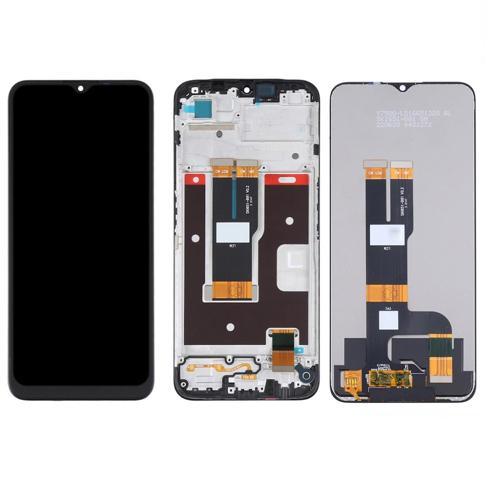 Oppo Realme C33 İle Uyumlu Çıtalı Oled Ekran Dokunmatik Rmx3624