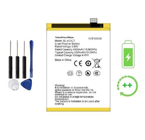General Mobile Gm 22 Plus İle Uyumlu Güçlendirilmiş İthal Pil Batarya Bl-a33ct
