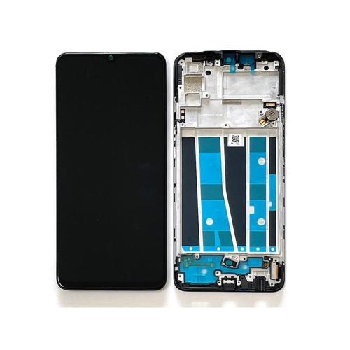 Oppo Reno 3 ile Uyumlu Oled Ekran Dokunmatik Çıtalı CPH2043