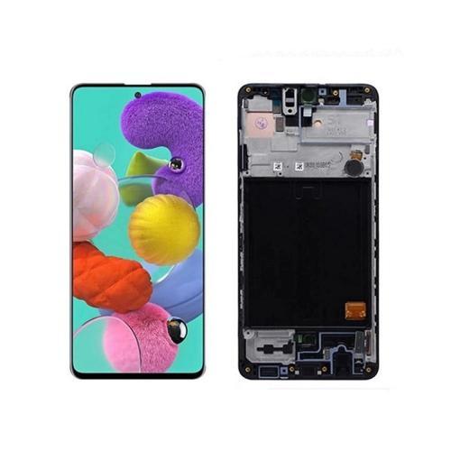 Samsung Galaxy M51 M515F ile Uyumlu Oled Ekran Dokunmatik  Çıtalı