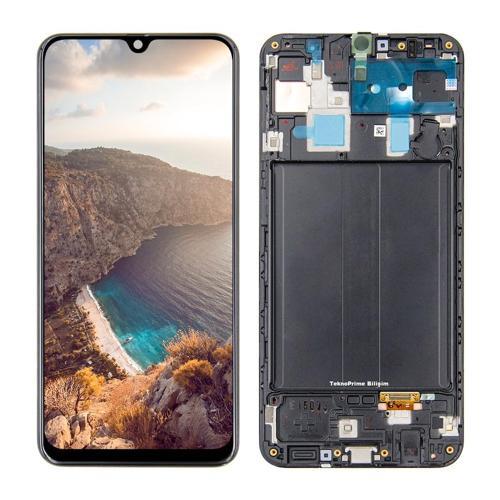 Samsung Galaxy A30 A305F ile Uyumlu TFT Ekran Dokunmatik Çıtalı