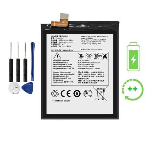 Alcatel 1S 2020 İle Uyumlu Güçlendirilmiş İthal Pil Batarya Tlp038D1