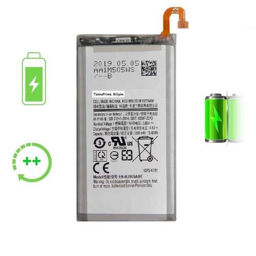  Samsung Galaxy A6 Plus 2018 A605F ile Uyumlu Güclendirilmis İthal Pil Batarya