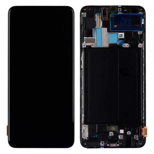 Samsung Galaxy A70 A705F İle Uyumlu Lcd Ekran Dokunmatik Dar Ekran Çıtalı