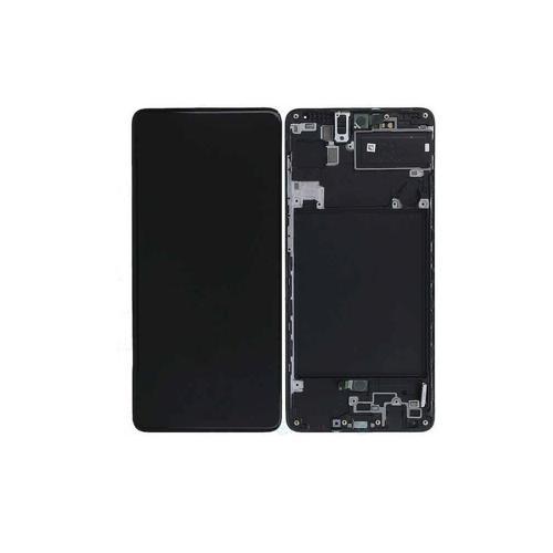 Samsung Galaxy A71 A715F İle Uyumlu Lcd Ekran Dokunmatik Dar Ekran Çıtalı