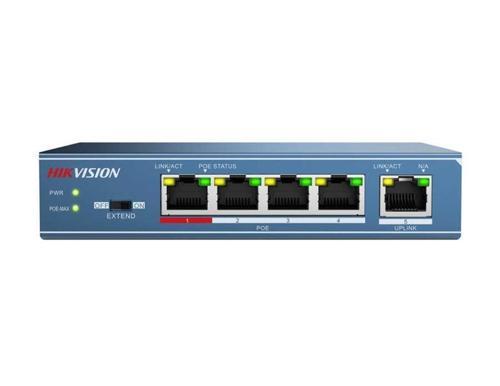 DS-3E0105P-E/M 4 Port PoE 1 Port Uplink Yonetilemez PoE Switch
