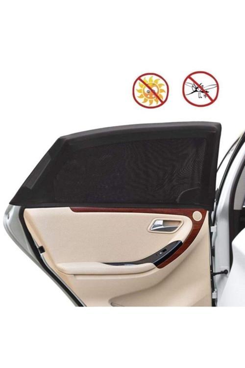 2 Adet Oto Yan Cam Perdesi Araba Arka Güneşlik Araç Anne Bebek Çocuk Perde