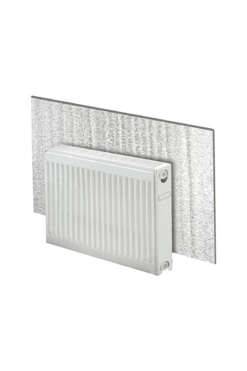 Kalorifer Petek Arkası Isı Yalıtım Levhası Alüminyum Folyo Kaplı 1 Cm Polietilen Levha 50X100 Cm