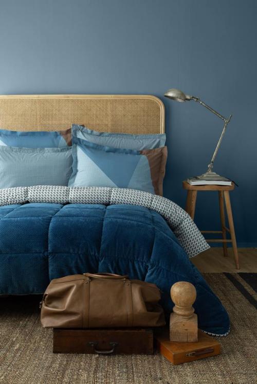 ÇİFT KİŞİLİK UYKU SETİ SOFTLY PICASSO INDIGO
