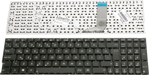 Asus K556Uq-Xx466T, K556Uq-Xx557T Siyah Klavye K-AS59