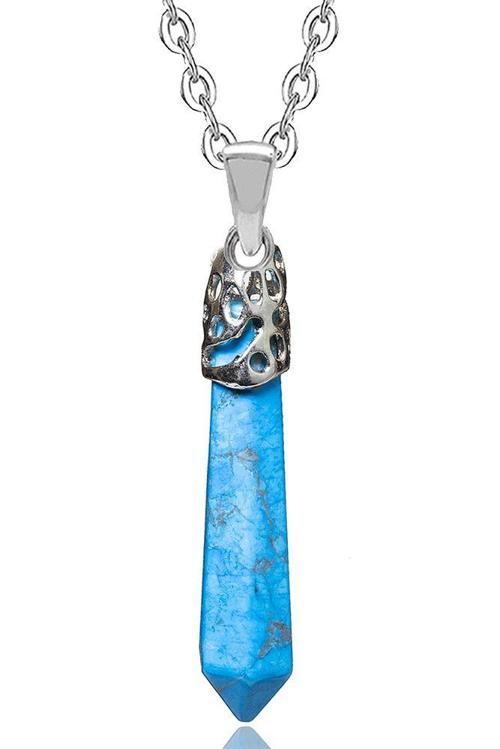 Sertifikalı Aaa Kalite Doğal Firuze Taşı Kolye