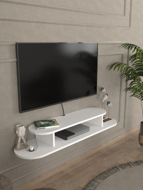 Koza Tv Sehpası Beyaz 120 cm