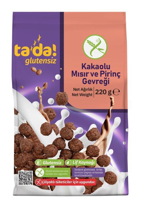 Glutensiz Kakaolu Kahvaltılık Mısır Ve Pirinç Gevreği 220Gr