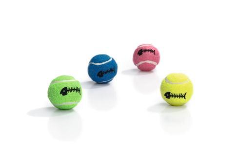 Kedi Oyuncağı, Kedi Tenis Topu, Çeşitli Renklerde, 4cm