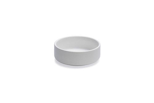 DBL Köpek Mama Su Kabı, Seramik, Mat Beyaz, 13,5cm, 500ml