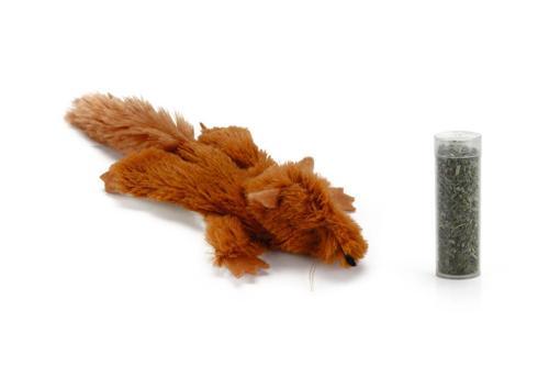 Kedi Oyuncağı, Sincap, Kediotlu, Peluş, 14cm