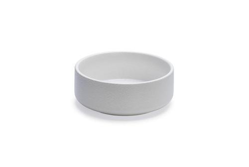 DBL Köpek Mama Su Kabı, Seramik, Mat Beyaz, 18cm, 1200ml